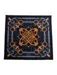 Hermès Eperon DOr Cashmere Shawl - Blue Scarves and Shawls, Accessories - HER855015 | The RealReal