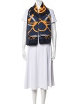 Hermès Eperon DOr Cashmere Shawl - Blue Scarves and Shawls, Accessories - HER855015 | The RealReal