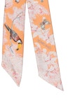 Hermès Equateur Silk Twilly Scarf w/ Tags - Orange Scarves and Shawls, Accessories - HER855019 | The RealReal