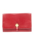 Hermès Box Folding Clutch - Burgundy Clutches, Handbags - HER856004 | The RealReal