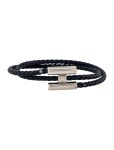 Hermès Leather Tournis Tresse Wrap Bracelet - Wrap, Bracelets - HER856006 | The RealReal