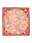 Hermès Fleurs De Lotus Silk Scarf - Red Scarves and Shawls, Accessories - HER856011 | The RealReal