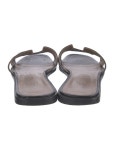 Hermès Oran H Logo Slides - Black Sandals, Shoes - HER858014 | The RealReal