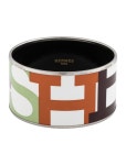 Hermès Extra Wide Enamel Bracelet - Bangle, Bracelets - HER859005 | The RealReal