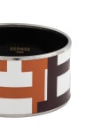 Hermès Extra Wide Enamel Bracelet - Bangle, Bracelets - HER859005 | The RealReal