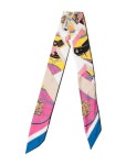Hermès Springs Springs Silk Twilly Scarf - Pink Scarves and Shawls, Accessories - HER863018 | The RealReal