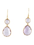 Ippolita 18K Amethyst Snowman Teardrop Earrings - 18K Yellow Gold Drop, Earrings - IPP57589 | The RealReal 18K Amethyst Snowman...