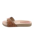 Rag & Bone Leather Eyelet Trim Slides - Black Sandals, Shoes - WRAGB499895 | The RealReal Leather Eyelet Trim Slides