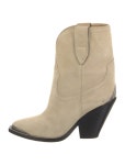 Saint Laurent Suede Western Boots - Neutrals Boots, Shoes - SNT432005 | The RealReal Suede Western Boots