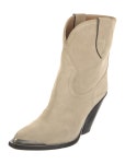 Saint Laurent Suede Western Boots - Neutrals Boots, Shoes - SNT432005 | The RealReal Suede Western Boots