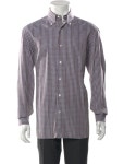 Brunello Cucinelli Plaid Print Long Sleeve Shirt - White Casual Shirts, Clothing - BRU339013 | The RealReal Plaid Print Long... 
