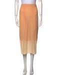 Prada Vintage Midi Length Skirt - Brown Skirts, Clothing - PRA770007 | The RealReal Vintage Midi Length Skirt