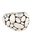 Hermès Collier de Chien Ring - Sterling Silver Band, Rings - HER370075 | The RealReal Collier de Chien Ring