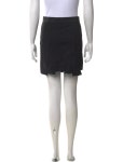 Jil Sander Pleated Accents Mini Skirt - Black Skirts, Clothing - JIL150017 | The RealReal
