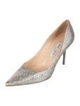 Jimmy Choo Glitter Sequin Embellishments Pumps - Gold Pumps, Shoes - JIM500034 | The RealReal