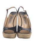 Jimmy Choo Patent Leather Slingback Pumps - Black Pumps, Shoes - JIM500044 | The RealReal