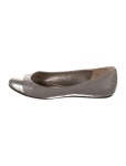 Jimmy Choo Leather Ballet Flats - Grey Flats, Shoes - JIM500053 | The RealReal