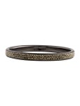 Judith Leiber Slim Skip Thin Enamel Pave Bangle Bracelet - Silver-Tone Metal Bangle, Bracelets - JUD55359 | The RealReal Slim... 