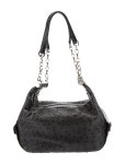 Jimmy Choo Embossed Leather Shoulder Bag - Grey Shoulder Bags, Handbags - JIM370086 | The RealReal Embossed Leather Shoulder Bag