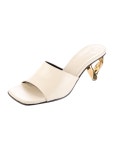 Celine Leather Floral Print Slides - White Sandals, Shoes - CEL300043 | The RealReal Leather Floral Print Slides