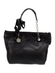 Lanvin Quilted Chain Link Leather Tote Bag - Black Totes, Handbags - LAN210133 | The RealReal Quilted Chain Link Leather Tote Bag