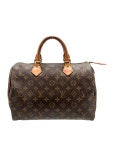 Louis Vuitton Malletier Monogram Speedy 35 - Brown Handle Bags, Handbags - LOU859014 | The RealReal Malletier Monogram Speedy 35