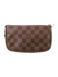 Louis Vuitton Damier Ebene Marais Bucket Pouch Vintage - Brown Clutches, Handbags - LOU1036603 | The RealReal Damier Ebene Marais... 