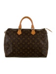Louis Vuitton Vintage Monogram Speedy 35 - Handbags -          LOU349121 | The RealReal Vintage Monogram Speedy 35