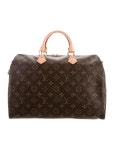 Louis Vuitton 2018 Monogram Speedy 35 Bandoulière - Handbags... LOU392678 | The RealReal 2018 Monogram Speedy 35 Bandoulière