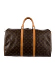 Louis Vuitton Monogram Keepall 50 - Brown Luggage and Travel, Handbags - LOU421002 | The RealReal Monogram Keepall 50