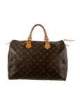 Louis Vuitton Vintage Monogram Speedy 35 - Brown Handle Bags, Handbags - LOU439571 | The RealReal Vintage Monogram Speedy 35