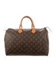 Louis Vuitton Monogram Speedy 35 - Brown Handle Bags, Handbags - LOU548609 | The RealReal Monogram Speedy 35