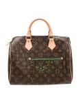 Louis Vuitton Monogram Perforated Speedy 30 - Brown Handle Bags, Handbags - LOU771032 | The RealReal Monogram Perforated Speedy 30