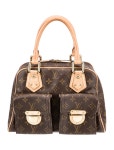 Louis Vuitton Vintage Monogram Manhattan PM - Brown Handle Bags, Handbags - LOU780189 | The RealReal Vintage Monogram Manhattan PM