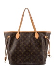 Louis Vuitton Monogram Neverfull MM w/ Pouch - Brown Totes, Handbags - LOU830012 | The RealReal Monogram Neverfull MM w/ Pouch