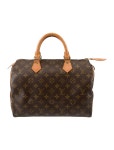 Louis Vuitton Monogram Speedy 30 - Brown Handle Bags, Handbags - LOU563257 | The RealReal Monogram Speedy 30