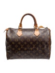 Louis Vuitton Monogram Speedy 30 - Brown Handle Bags, Handbags - LOU810303 | The RealReal Monogram Speedy 30
