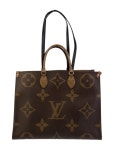 Louis Vuitton Monogram Giant OnTheGo MM - Brown Totes, Handbags - LOU838024 | The RealReal Monogram Giant OnTheGo MM