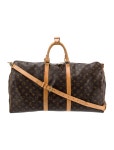 Louis Vuitton Monogram Keepall Bandouliere 55 - Brown Luggage and Travel, Handbags - LOU855013 | The RealReal
