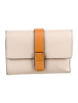 Miu Miu Leather Colorblock Pattern Compact Wallet - Neutrals Wallets, Accessories - MIU210100 | The RealReal Leather Colorblock... 