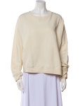 Celine Crew Neck Long Sleeve Sweatshirt - Neutrals Tops, Clothing - CEL370027 | The RealReal Crew Neck Long Sleeve Sweatshirt