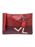Fendi Studded Karlito Clutch - Black Clutches, Handbags - FEN261234 | The RealReal Studded Karlito Clutch