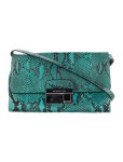 Michael Kors Snakeskin Leather Shoulder Bag - Green Shoulder Bags, Handbags - MIC230071 | The RealReal Snakeskin Leather Shoulder Bag