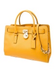 Michael Kors Saffiano Leather Tote - Yellow Totes, Handbags - MIC316008 | The RealReal