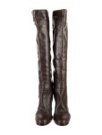 Michael Kors Leather Boots - Brown Boots, Shoes - MIC325009 | The RealReal