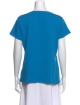 Michael Kors Graphic Print Crew Neck T-Shirt - Blue Tops, Clothing - MIC325021 | The RealReal
