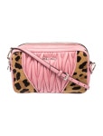 Miu Miu Leather Crossbody Bag - Pink Crossbody Bags, Handbags - MIU250033 | The RealReal