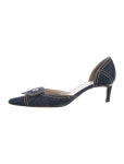Miu Miu Denim DOrsay Pumps - Blue Pumps, Shoes - MIU250066 | The RealReal