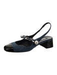 Miu Miu Denim Slingback Pumps - Blue Pumps, Shoes - MIU253104 | The RealReal