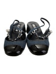 Miu Miu Denim Slingback Pumps - Blue Pumps, Shoes - MIU253104 | The RealReal